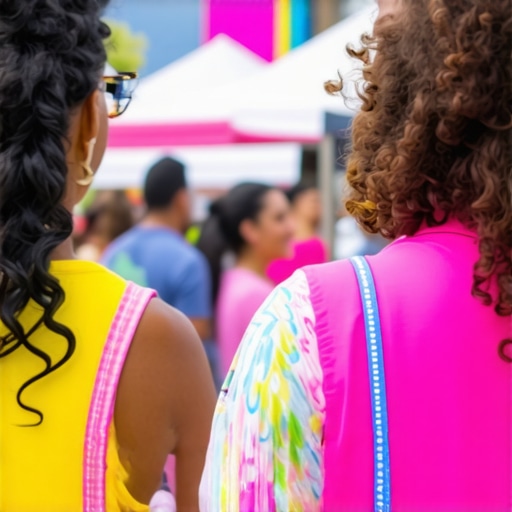 Local Austin community event with residents and small businesses