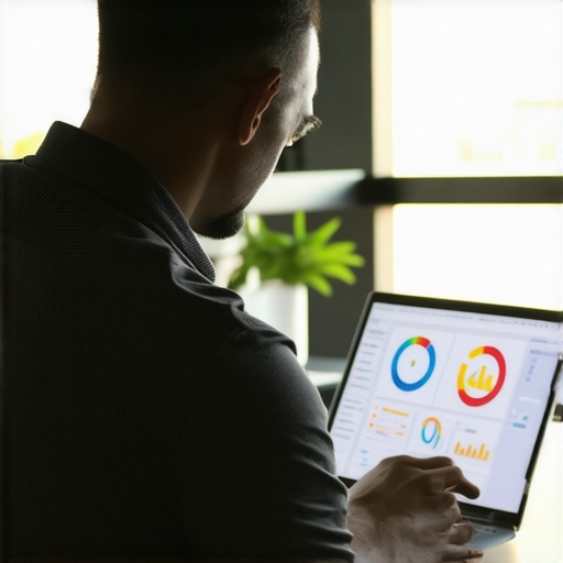 Business owner reviewing SEO data for Austin local rankings