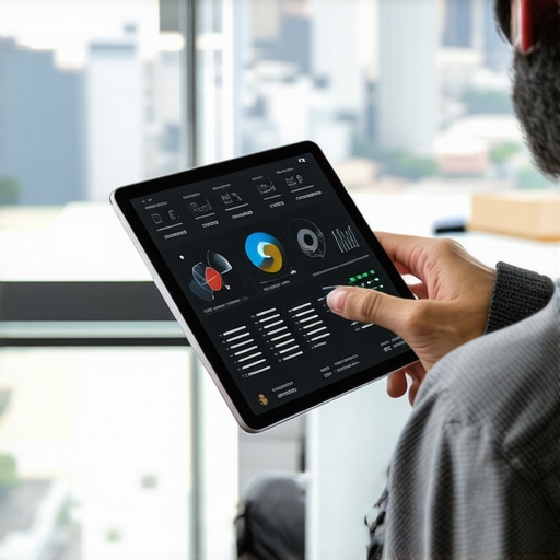 Consultant reviewing local SEO metrics in Austin