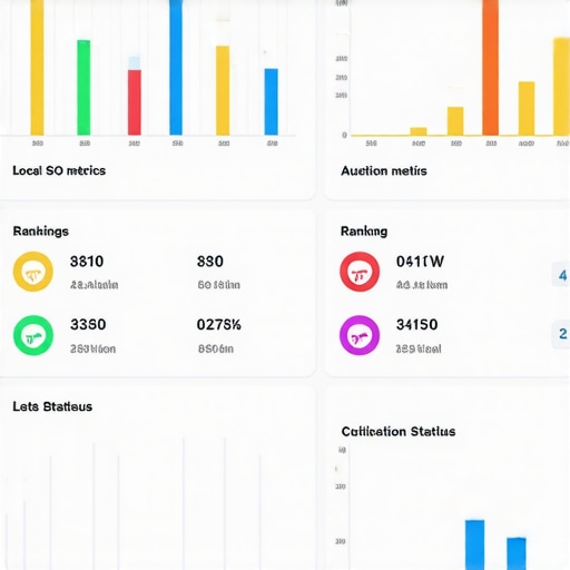 Austin Local SEO Dashboard Digital dashboard showing local SEO analytics for Austin businesses.