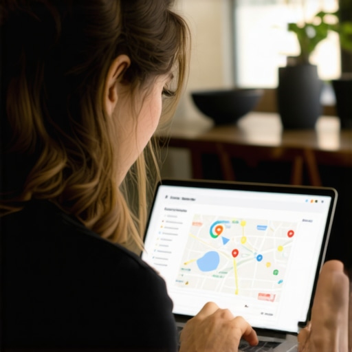 Austin business owner working on Google My Business profile