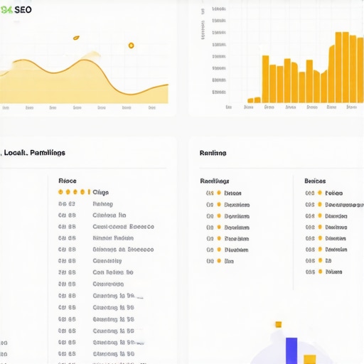 Screenshot of a dashboard tracking Austin local SEO performance and rankings.