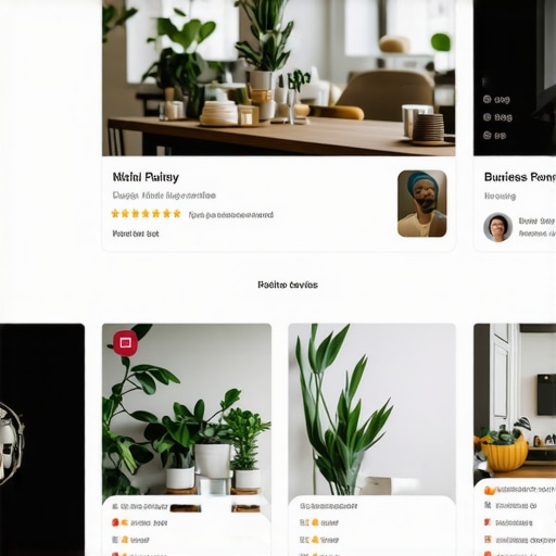 Google My Business profile page showing positive reviews, photos, and business details.