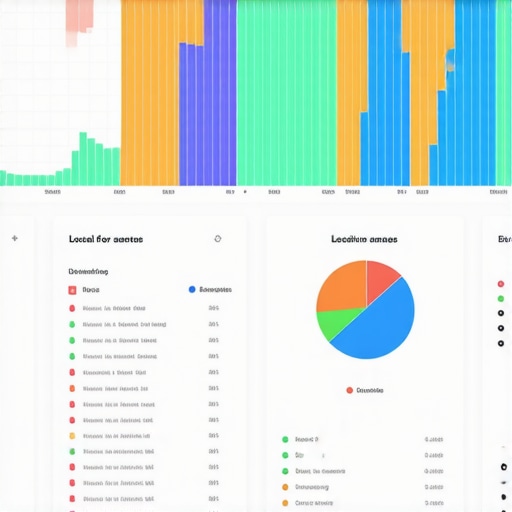 Dashboard with Austin local search data